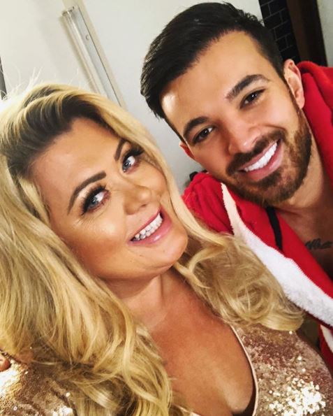 Mike Hassini alongside former co-star Gemma Collins