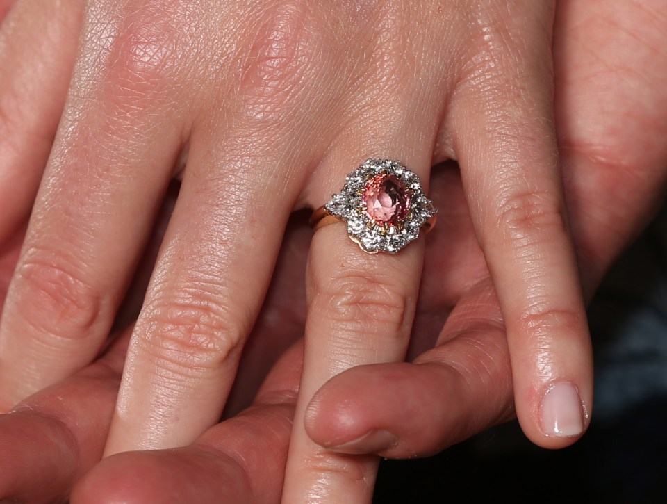 Princess Eugenie's ring looks remarkably similar to her mum's, Sarah Ferguson