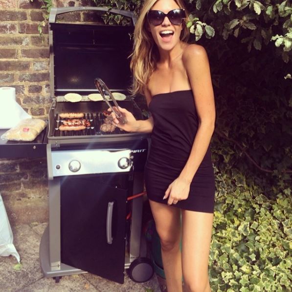 Crouchy and wife Abbey Clancy post pictures from their huge garden