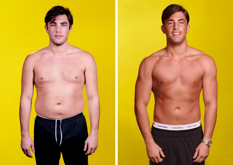 Jack has undergone an incredible body transformation