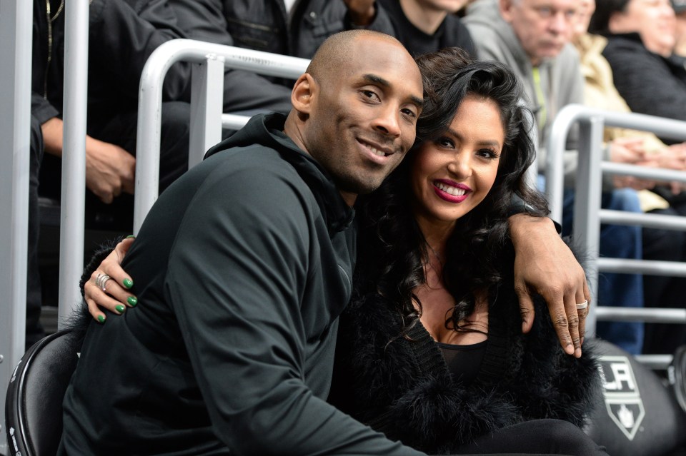 Vanessa's ex-stepfather previously suggested she was a money-grabber. Above, Vanessa and Kobe pose at a game in 2016