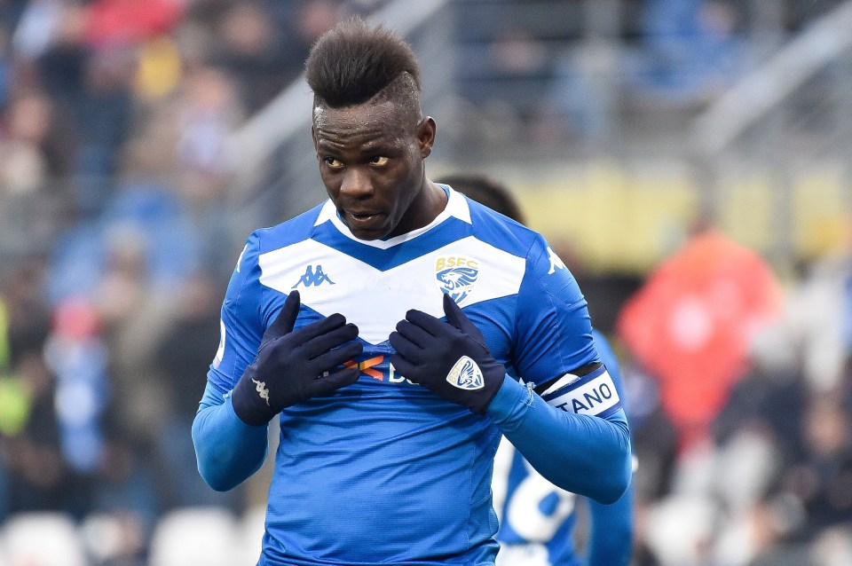 Mario Balotelli has been linked with a move to Genoa