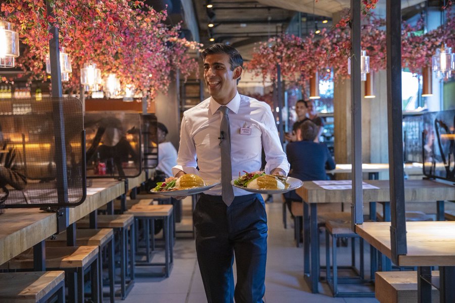 Rishi Sunak introduced Eat Out to Help Out to protect the jobs of people working in the industry after the coronavirus lockdown