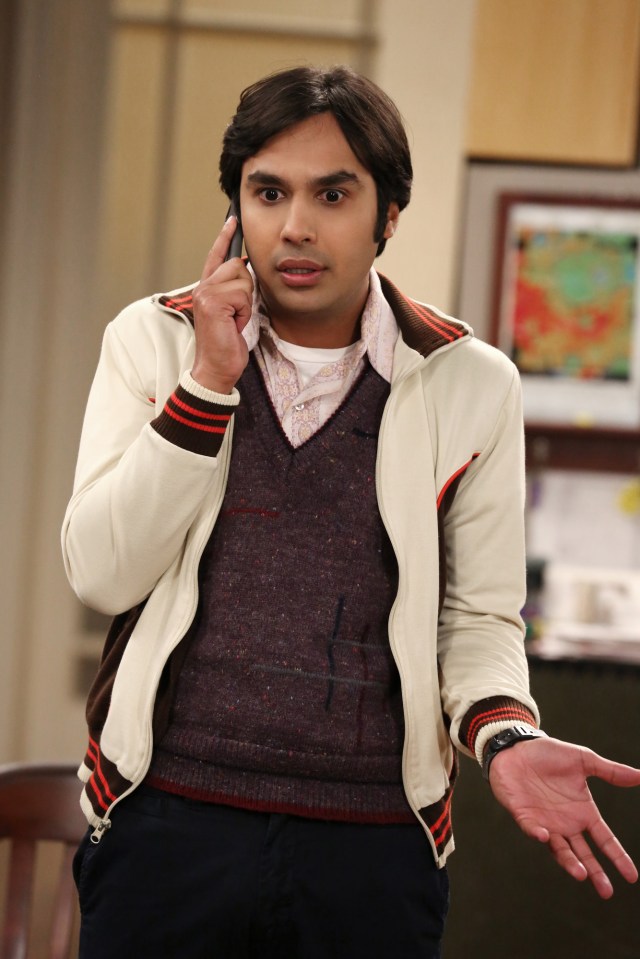 Kunal played Raj Koothrappali on The Big Bang Theory