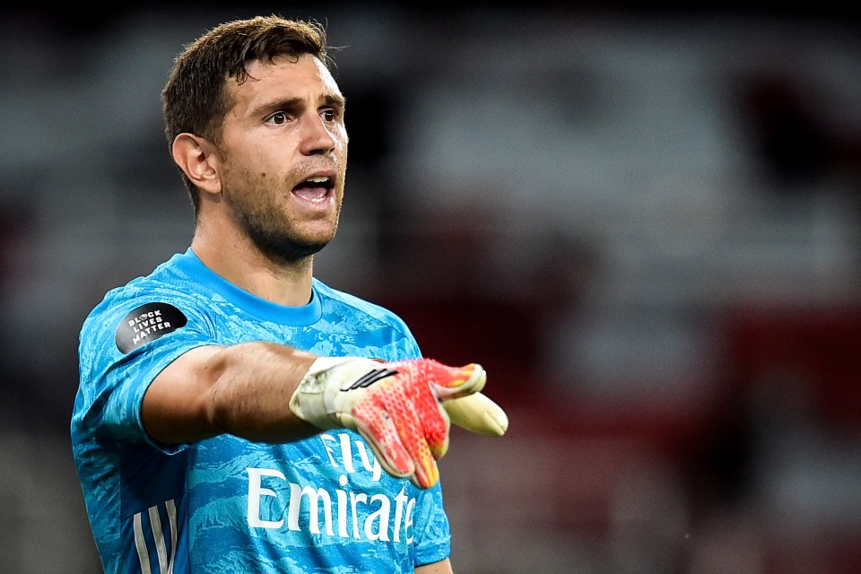 Emiliano Martinez has been left out of Arsenal's squad to face Fulham