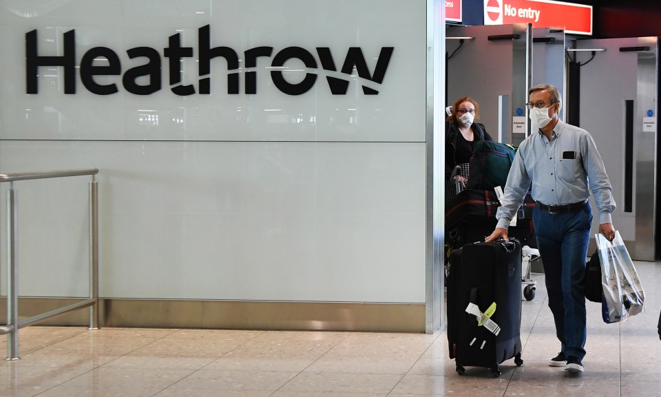 Arrivals at Heathrow Airport 