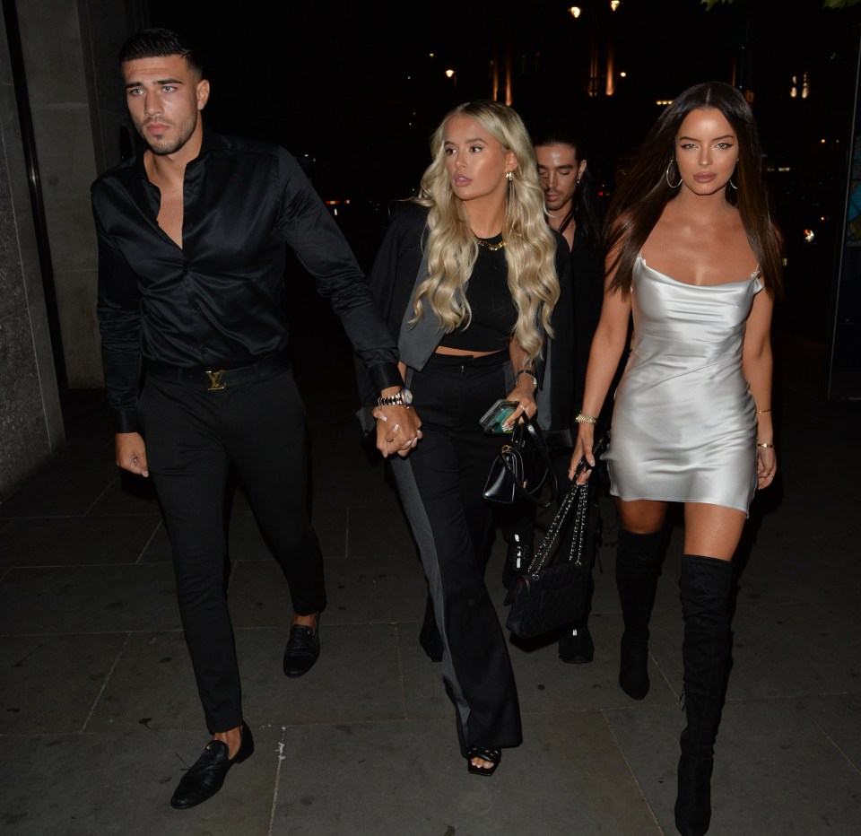 Tommy, Molly and Maura on a night out together