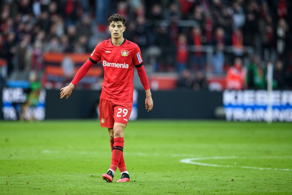 Havertz is close to completing a move worth £90m from Bayer Leverkusen