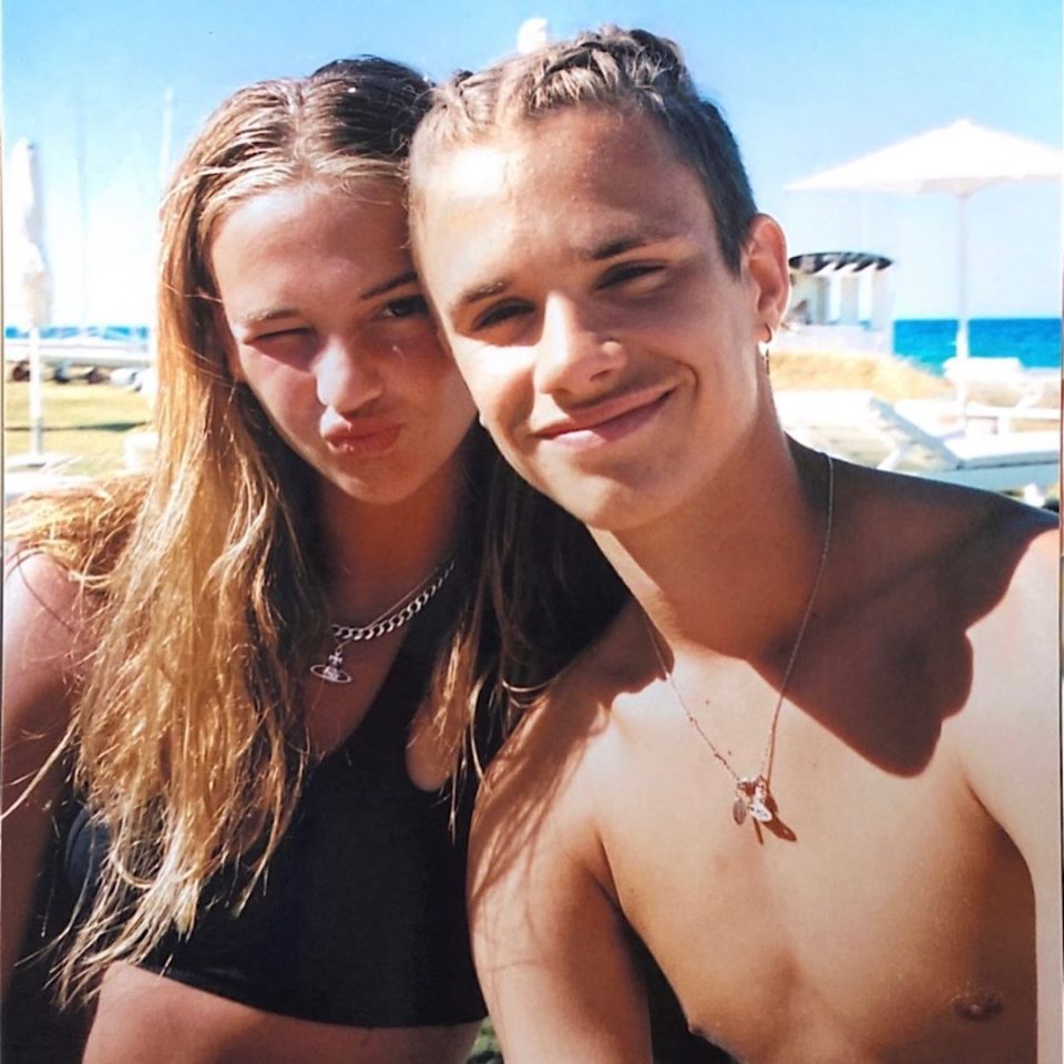 His girlfriend Mimi Regan posted a montage of photos of the couple for Romeo's birthday