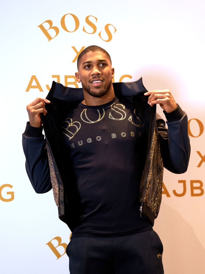 The fashion launch comes as Joshua prepares to defend his unified titles against Kubrat Pulev