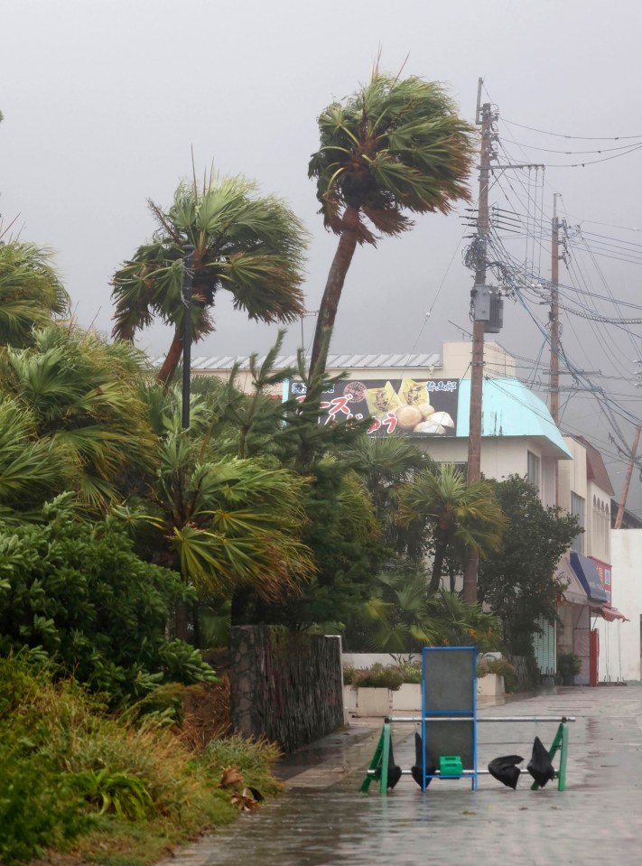 Forecasters have warned storm winds could top 134mph by Monday