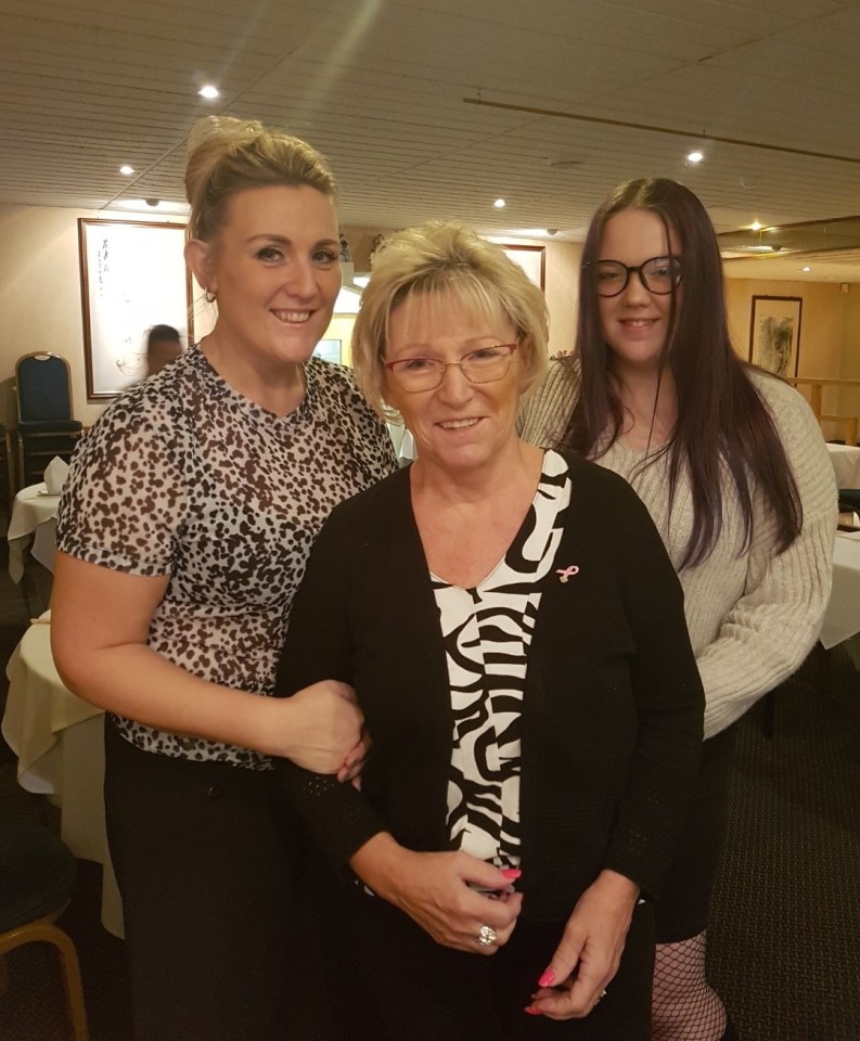 Debbie, pictured with her mum and daughter Lauren, has now launched a GoFundMe page to try and get the job finished