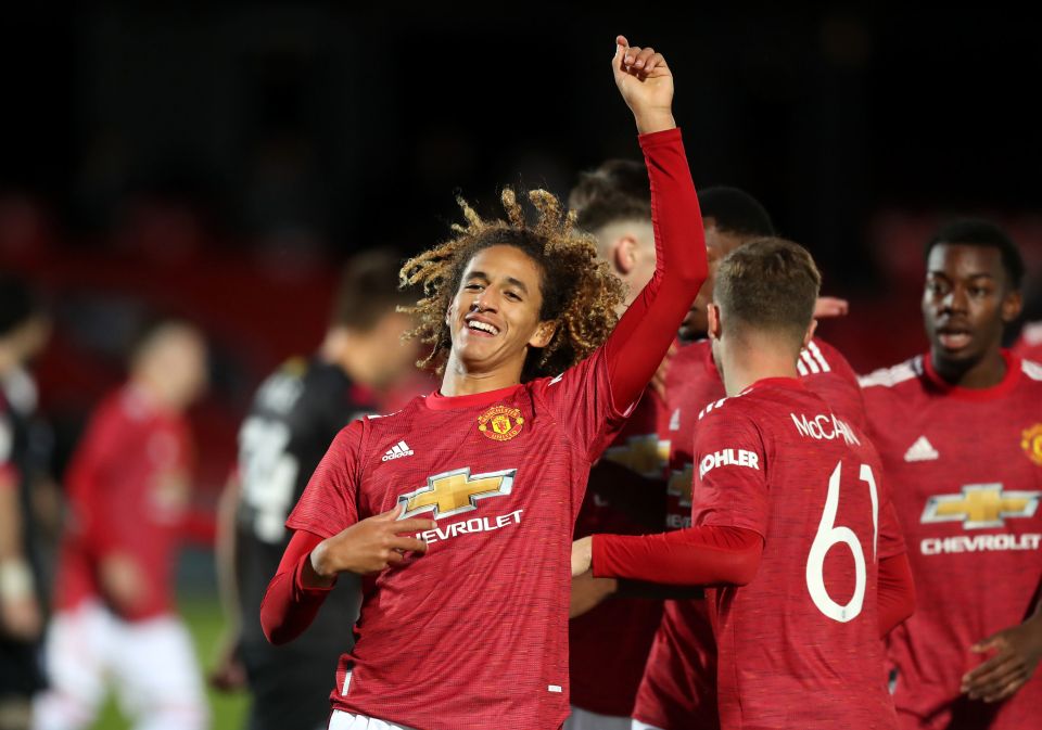 Hannibal Mejbri put in a classy display against the Class of 92's Salford