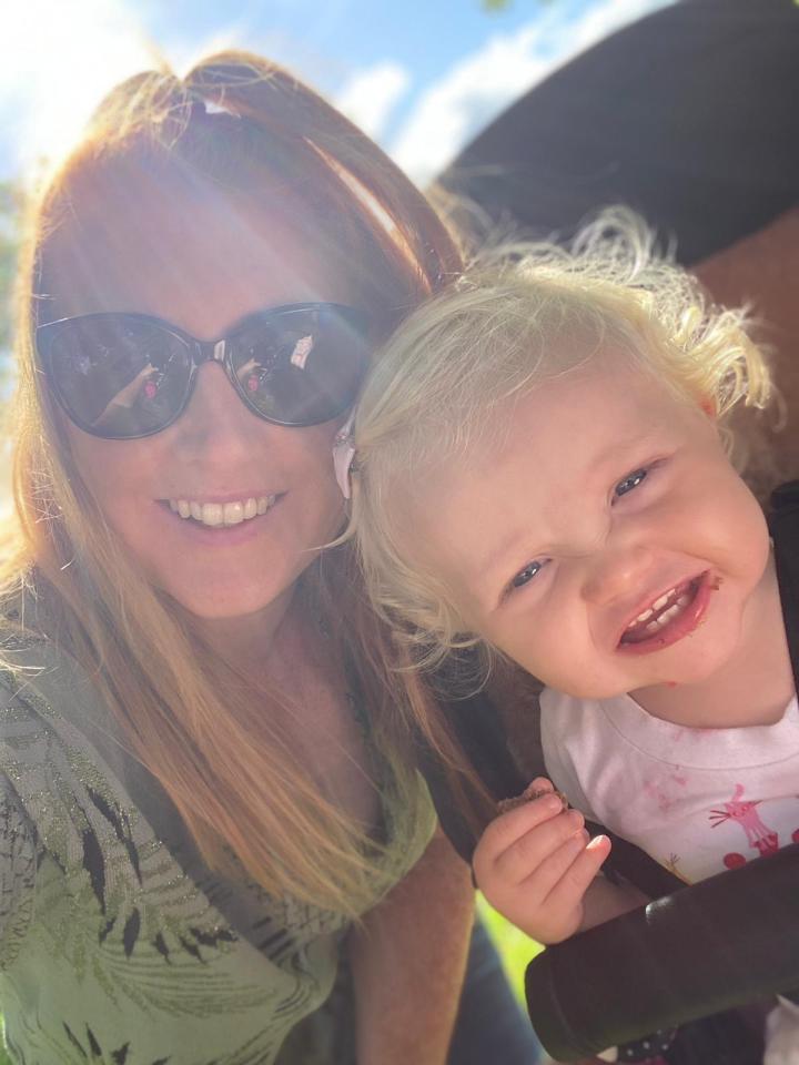 Victoria Grant, pictured with her daughter, told The Sun Online she was left 'screaming' after the incident 