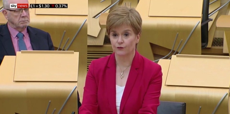 Nicola Sturgeon introduced the new restrictions this afternoon