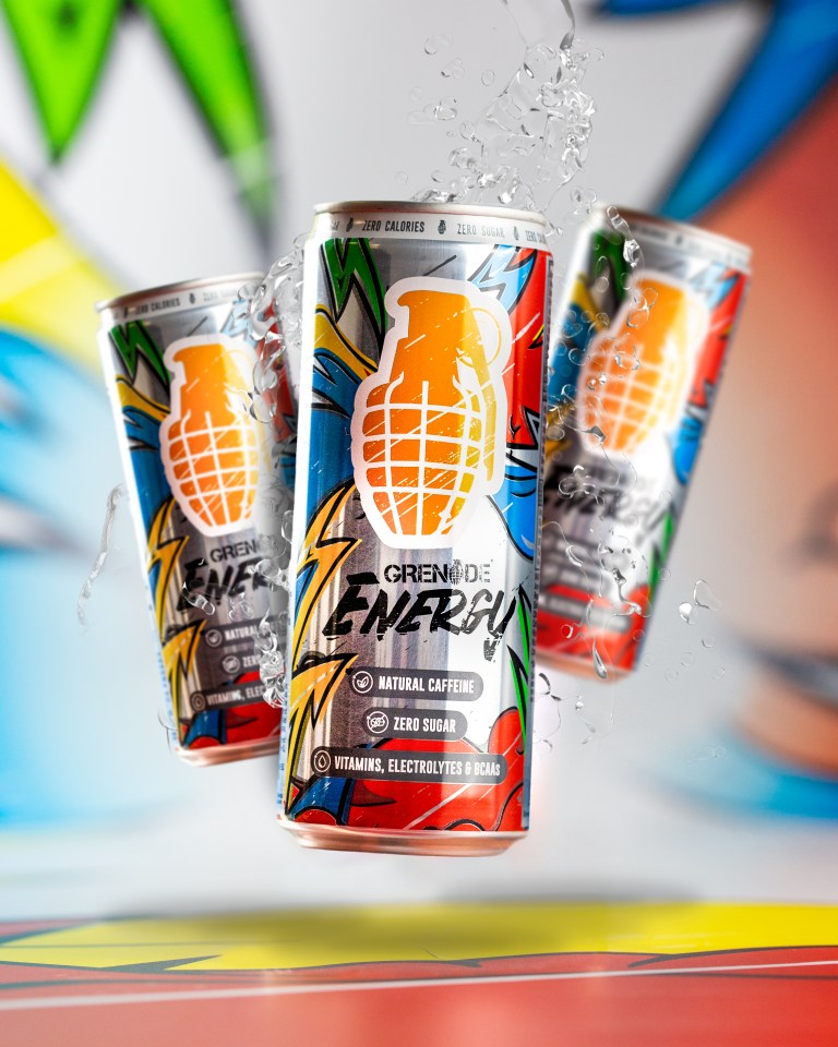 Grenade Energy is great for a boost at work or the gym