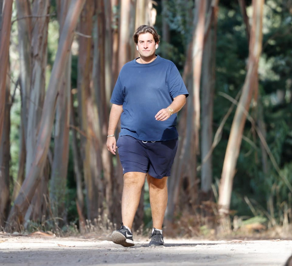 The reality TV star looked happy and relaxed during his stroll in Portugal