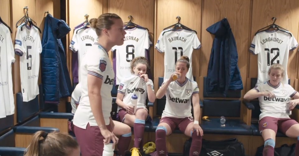 The Hammers skipper urged her teammates to “fight for the badge on their chest”