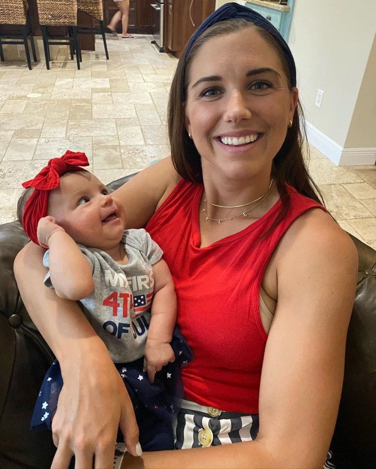 Morgan shows off baby Charlie on Instagram