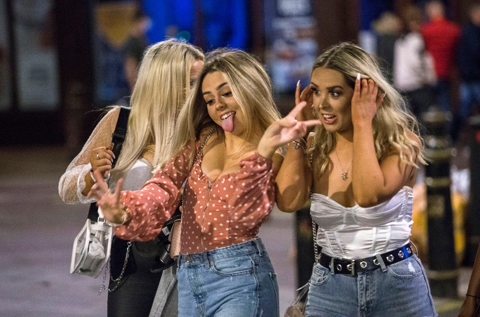  Pals let their hair down for one last hoorah in Cardiff