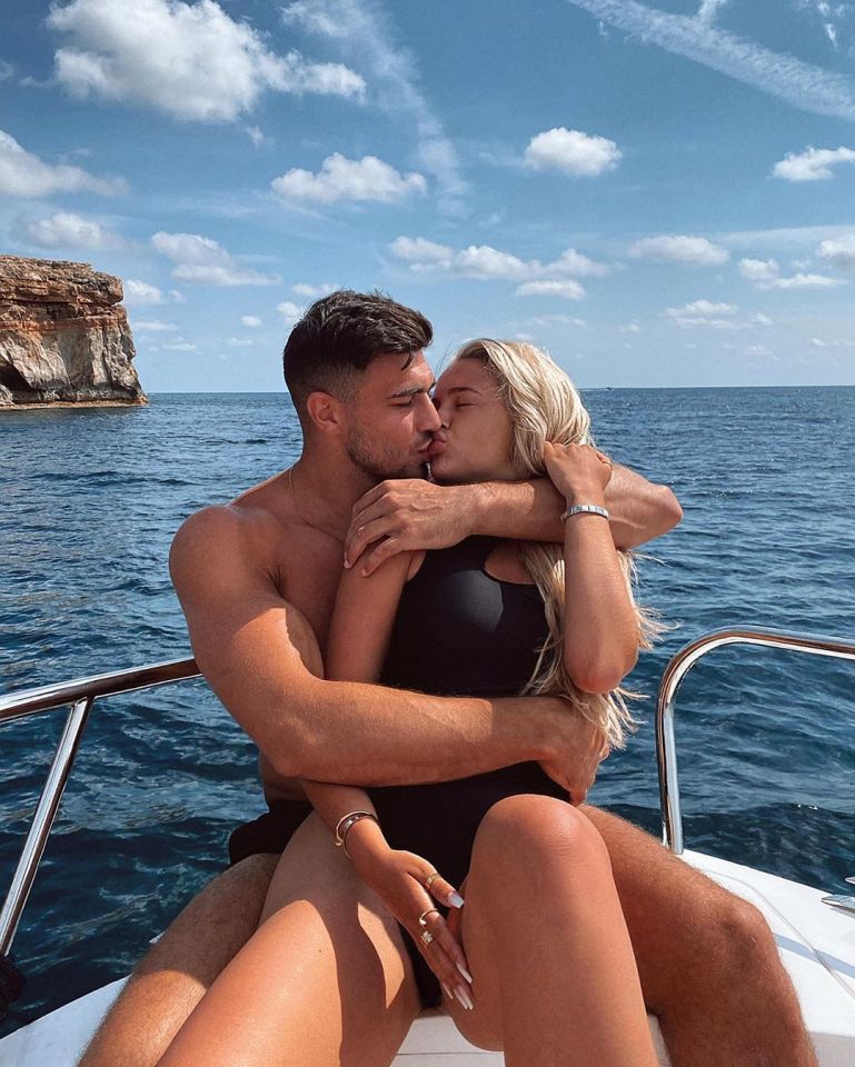 Tommy and Molly-Mae on holiday with each other