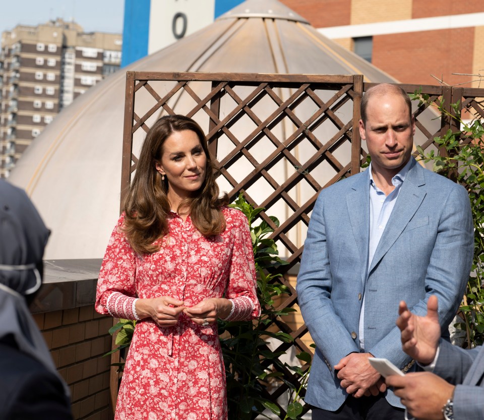 Kate and William heard about the community work done in East London