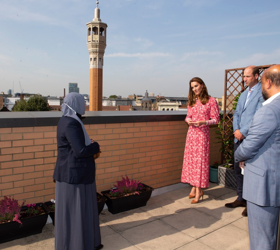 Kate and William listened to how the pandemic has hit workers