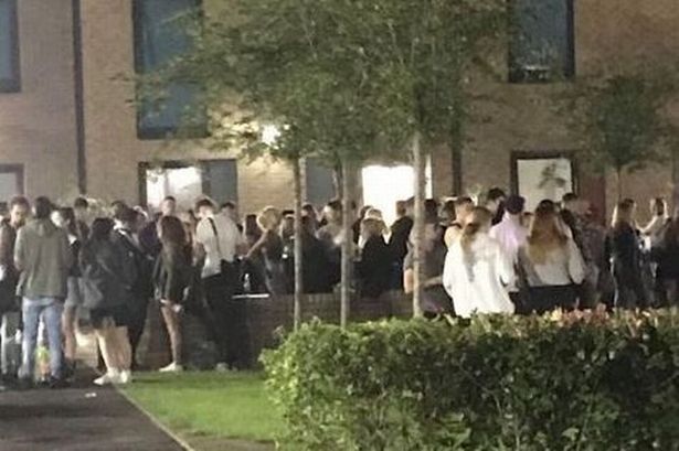 The order to self-isolate comes just a week after a party with over 100 students was reported in the courtyard of the campus