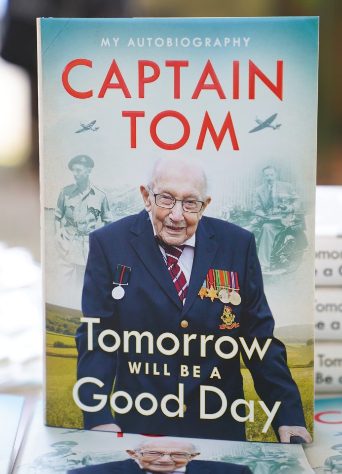 Capt Tom launched his autobiography Tomorrow Will Be A Good Day last week