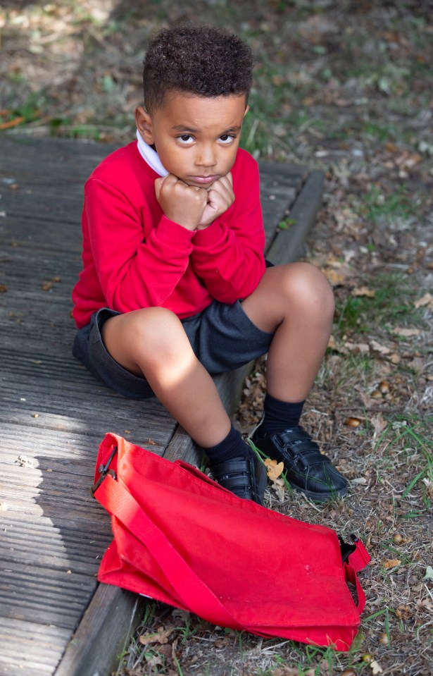 Five-year-old Kayode Oseni had only been back in school three days when a case of coronavirus meant his Year One group of around 90 children had to self-isolate