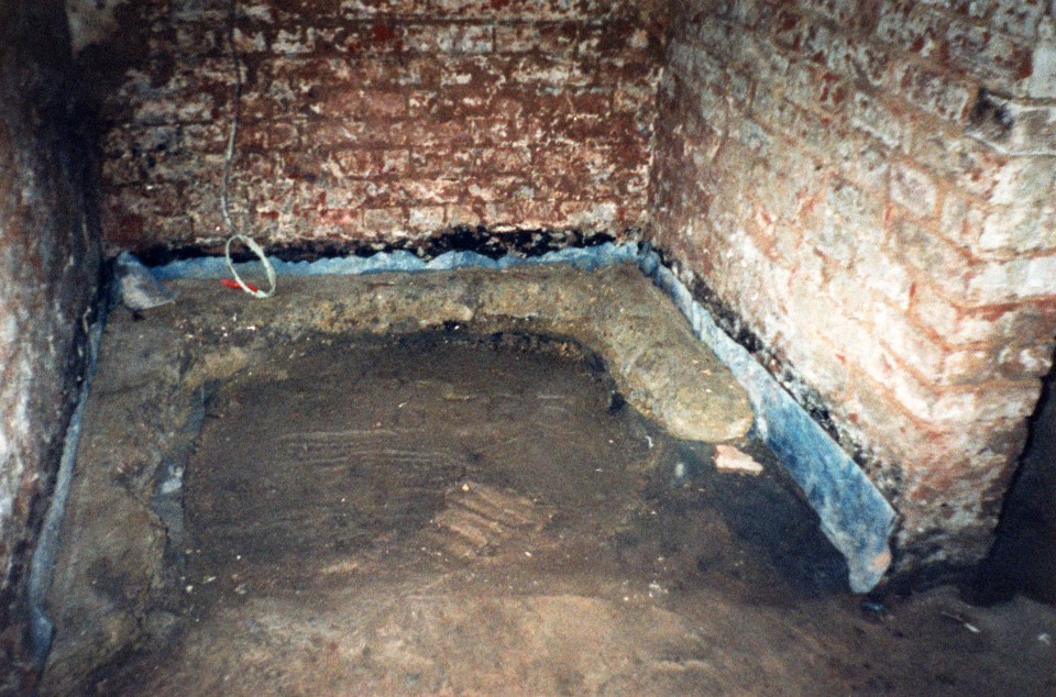 The basement of Fred and Rose West's house where victims were tortured