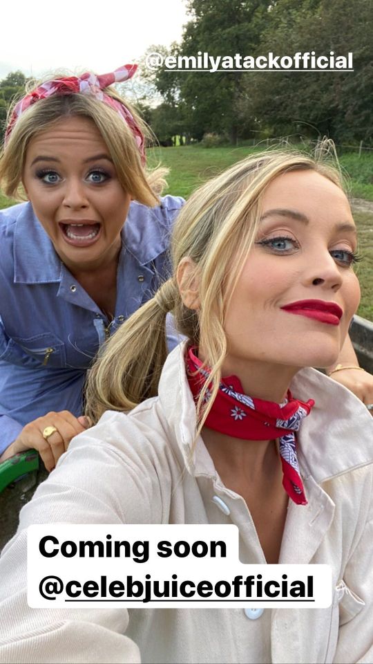 Emily Atack and Laura Whitmore are the new captains of the game show