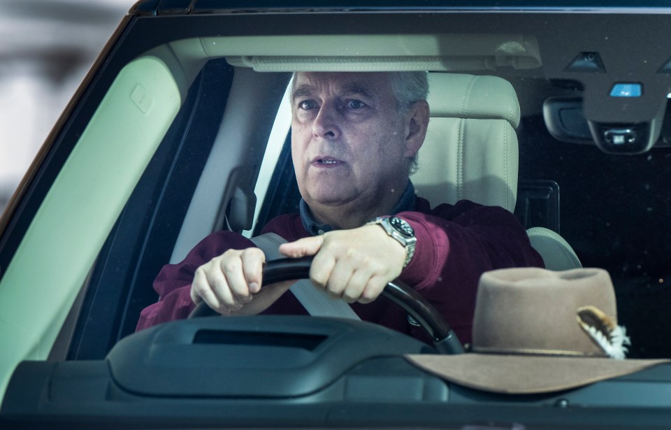 The 60-year-old royal went for a drive today amid calls for him to speak with the FBI