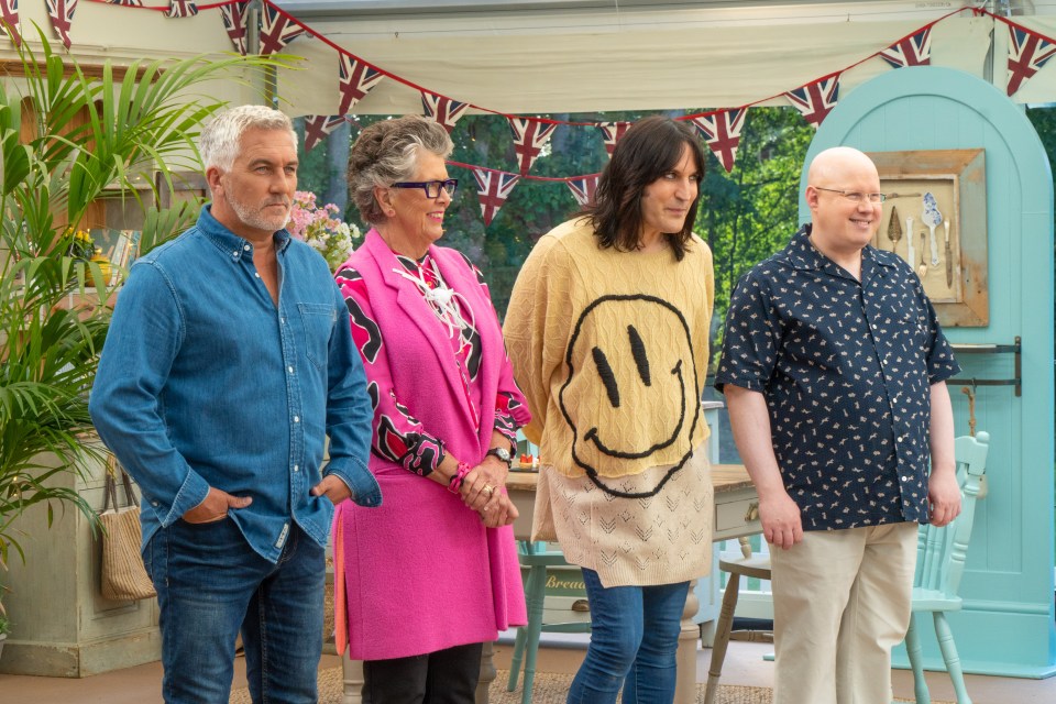 GBBO returns tonight with judges, Paul Hollywood, Prue and hosts Noel Fielding and Matt Lucas