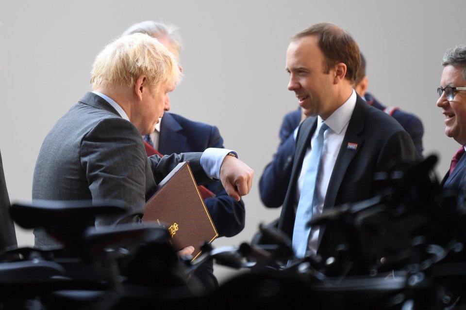 The PM and his team didn't look very socially distant outside Downing Street this morning