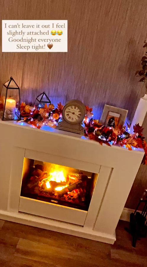 Mrs Hinch gave her fireplace a stunning autumn inspired makeover 