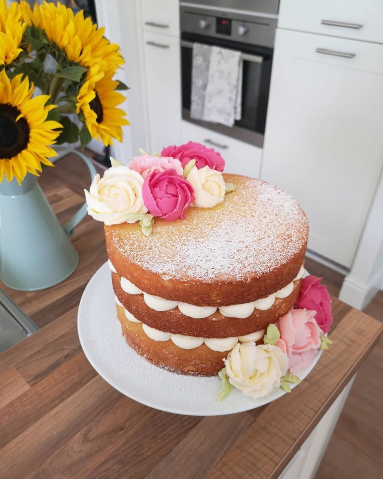 Laura loves to display her tasty treats in her kitchen