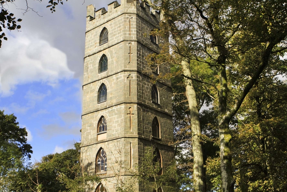 Brynkir Tower is located in Snowdonia National Park