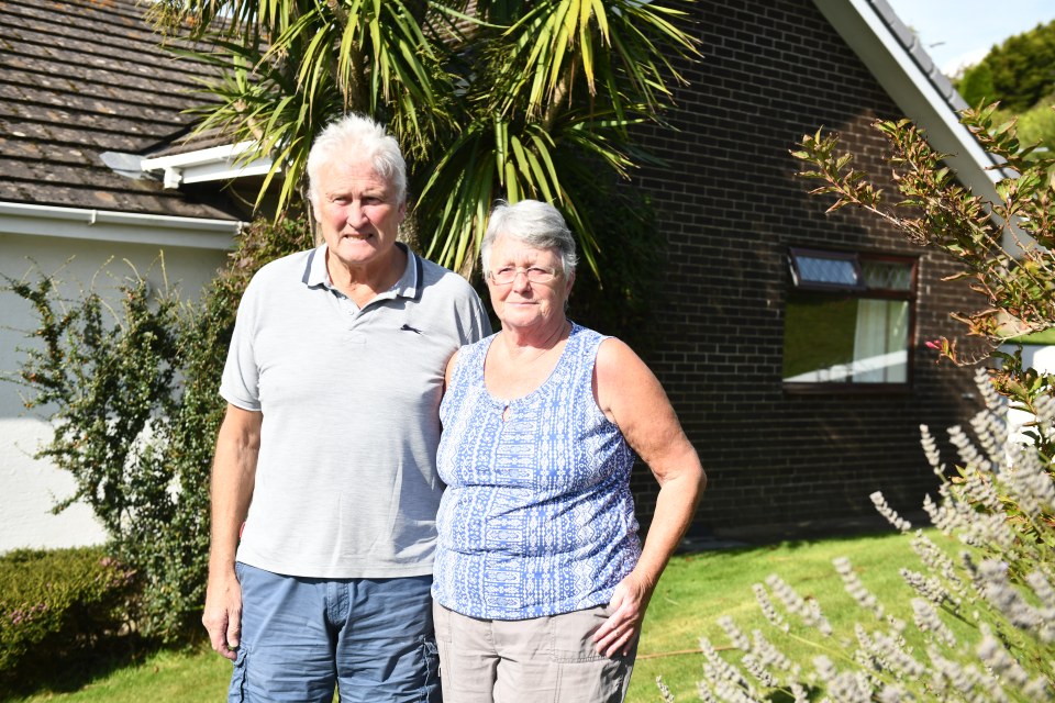 Stephen and Susan Robinson saw their house sale fall through after plans to move 250 migrants to an Army base next door emerged