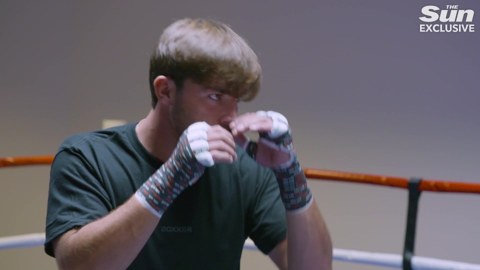 Jack is now training in the ring three hours a day