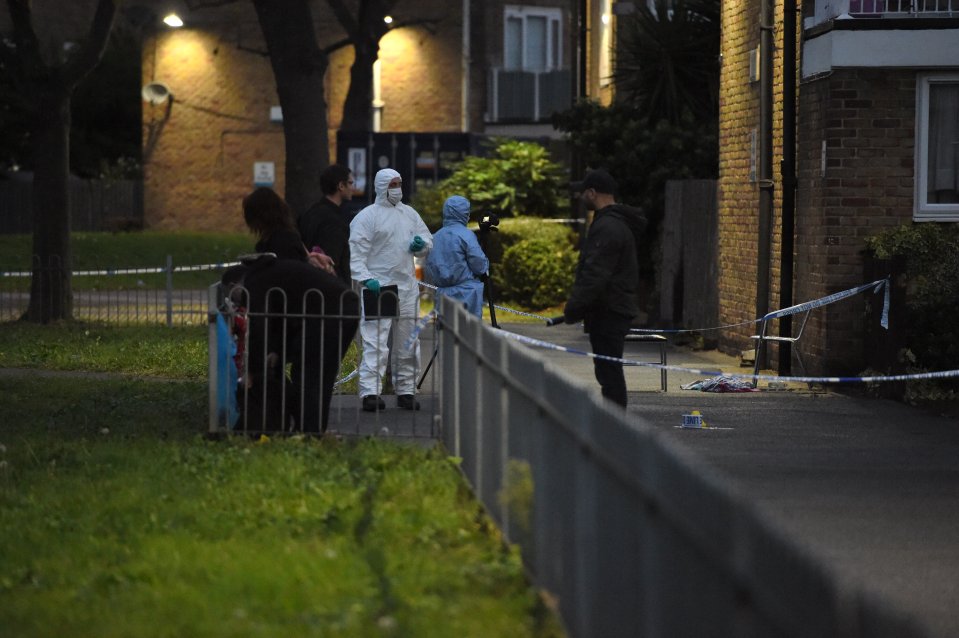 St James' Primary School remains cordoned off after the shocking incident, which happened as little ones were leaving for the day