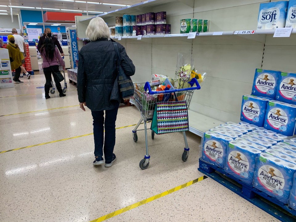 Tesco has limited the amount of toilet paper you can buy in store