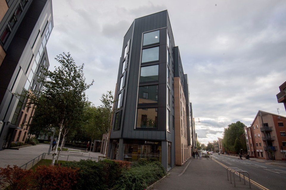 Around 1,700 students at the Birley Halls campus (pictured) in Manchester Metropolitan University have been ordered to self-isolate 