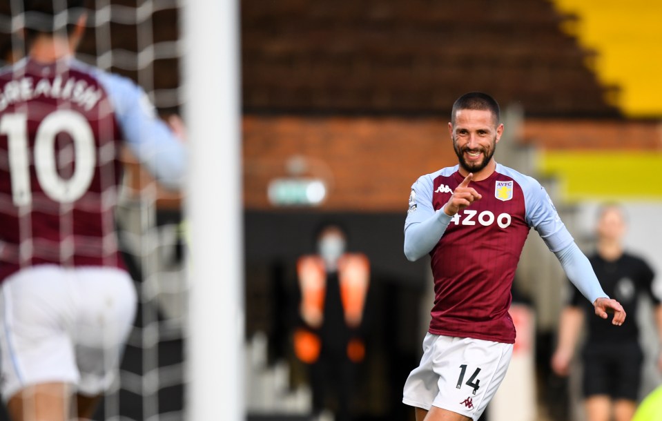 Conor Hourihane also scored as Villa ran riot at Craven Cottage