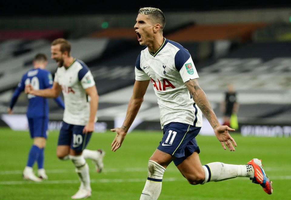 Erik Lamela grabbed a late equaliser for Spurs