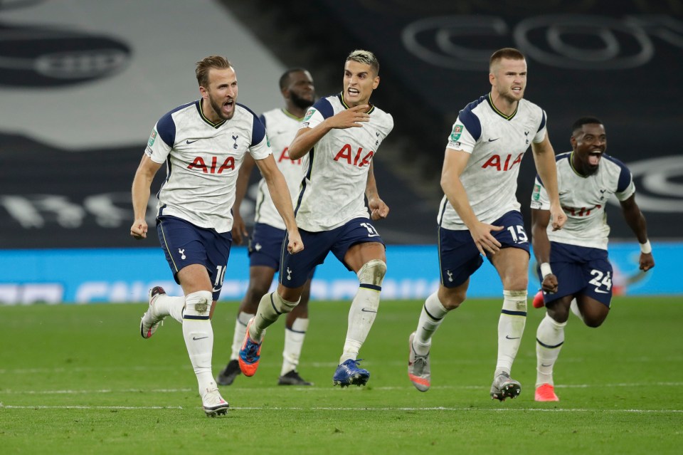 Tottenham won a penalty shootout against Chelsea to reach the Carabao Cup quarters