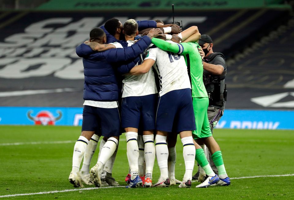 Spurs now await the quarter final draw after getting a bye in the third round against Leyton Orient