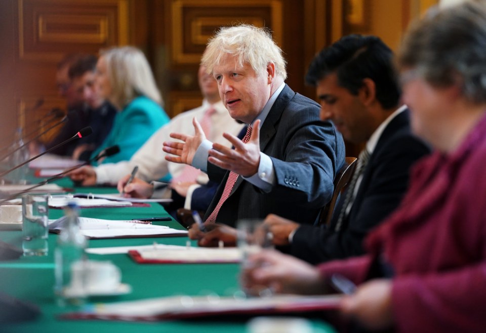 Boris Johnson addressed the nation on the surging infection rate this evening