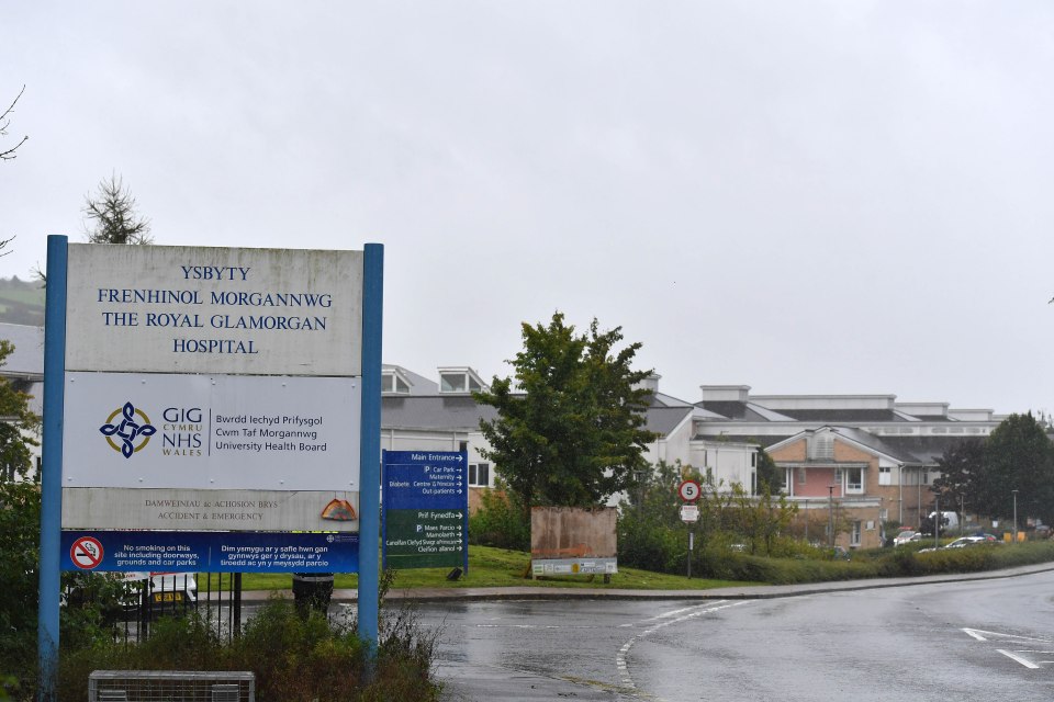 A coronavirus outbreak has erupted at Royal Glamorgan Hospital