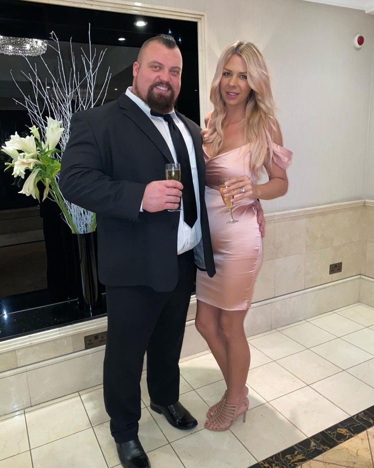 Hall's wife, Alex, has revealed she prepares all the meals ahead of his Bjornsson clash